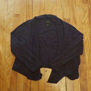 Lane Bryant -14/16- purple cardigan